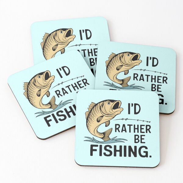 Item preview, I'd Rather Be Fishing designed and sold by KLArtzStore.