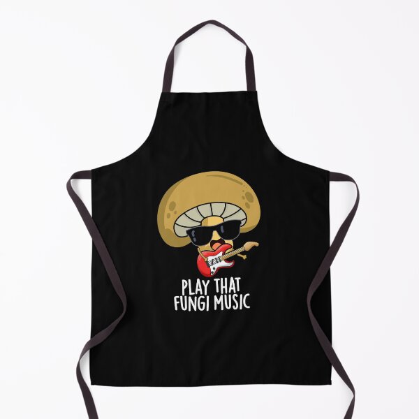 Item preview, Play That Fungi Music Funny Mushroom Pun (Dark BG) designed and sold by punnybone.