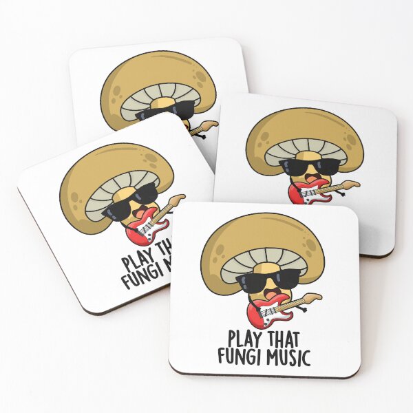 Item preview, Play That Fungi Music Funny Mushroom Pun  designed and sold by punnybone.