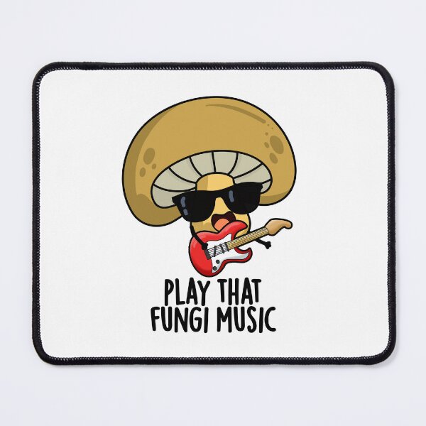 Item preview, Play That Fungi Music Funny Mushroom Pun designed and sold by punnybone.