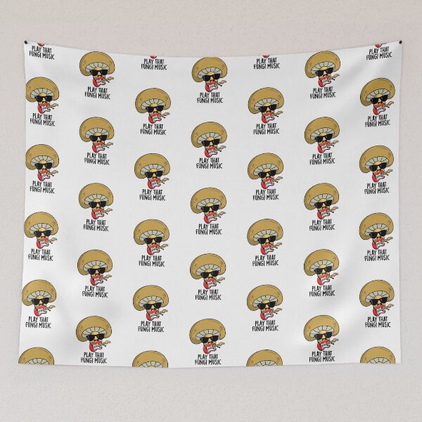 Item preview, Play That Fungi Music Funny Mushroom Pun  designed and sold by punnybone.