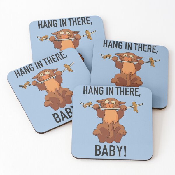 Item preview, Hang in there, baby! cat edition designed and sold by VictorTael.