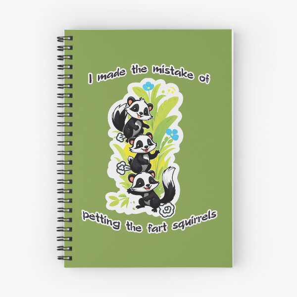 Item preview, I made the mistake of petting the fart squirrels designed and sold by SolidEarthArt.