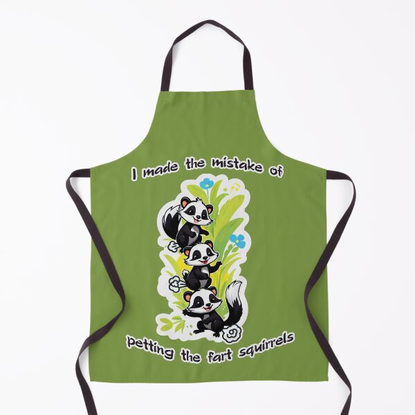 Item preview, I made the mistake of petting the fart squirrels designed and sold by SolidEarthArt.