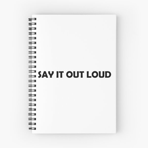 Item preview, Say it out loud designed and sold by muchhappier.