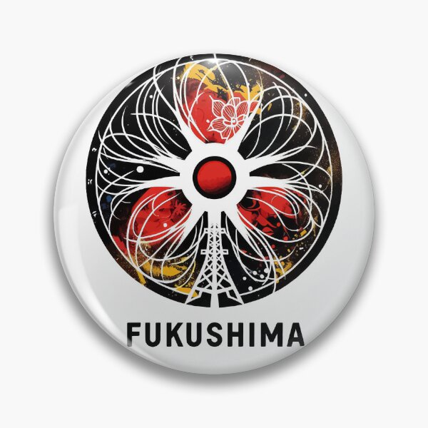 Item preview, Floral Fukushima Nuclear Disaster Artistic Symbol designed and sold by TomFrontierArt.