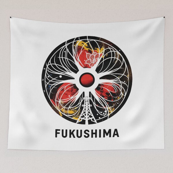 Item preview, Floral Fukushima Nuclear Disaster Artistic Symbol designed and sold by TomFrontierArt.