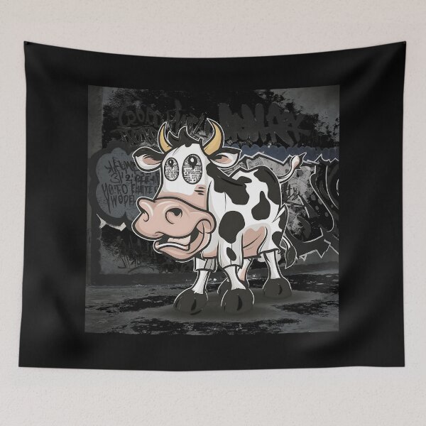 Item preview, GRAFFITI CRAZY COW  designed and sold by justyna-s28.