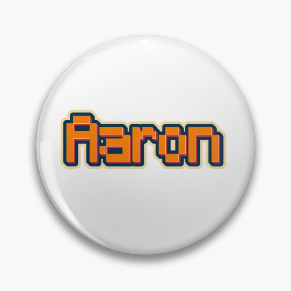 Item preview, Aaron text sticker designed and sold by Sticktle.