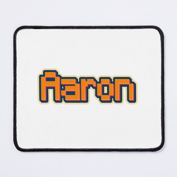 Item preview, Aaron text sticker designed and sold by Sticktle.