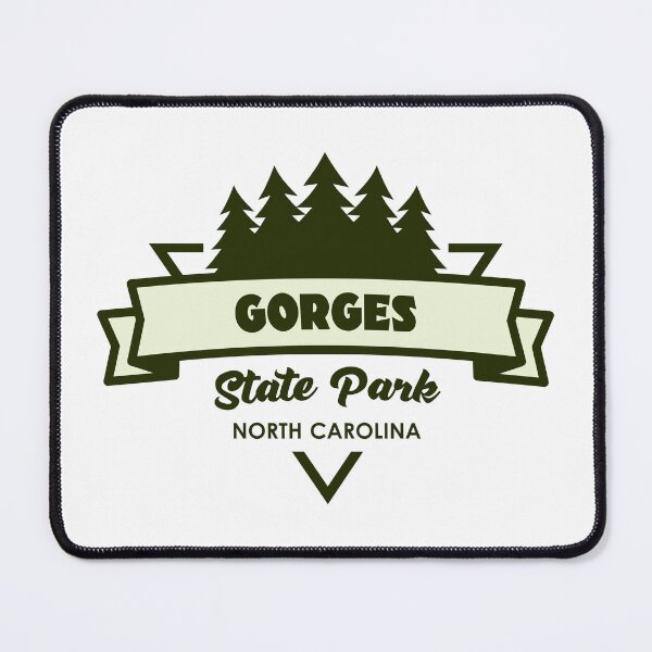 Item preview, Gorges State Park North Carolina Trees And Ribbon designed and sold by bivenart.