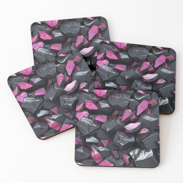 Item preview, Black and Purple Stones designed and sold by NicolasGlowArt.