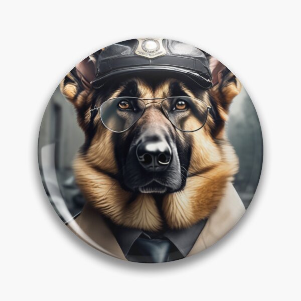 Item preview, Detective German Shepard  designed and sold by canineartAI.