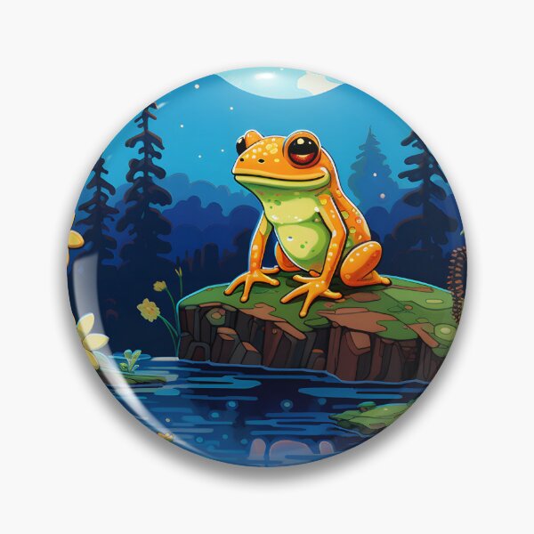 Item preview, Cute Amphibian in a Serene Landscape designed and sold by Shirtastically.