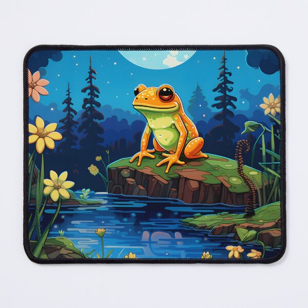 Item preview, Cute Amphibian in a Serene Landscape designed and sold by Shirtastically.