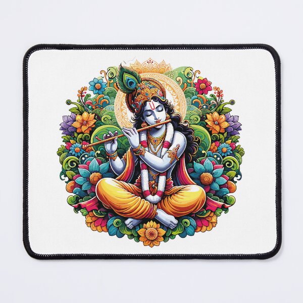 Artikelvorschau, KRISHNA SPIELT FLÖTE entworfen und verkauft von PSYNOVA.