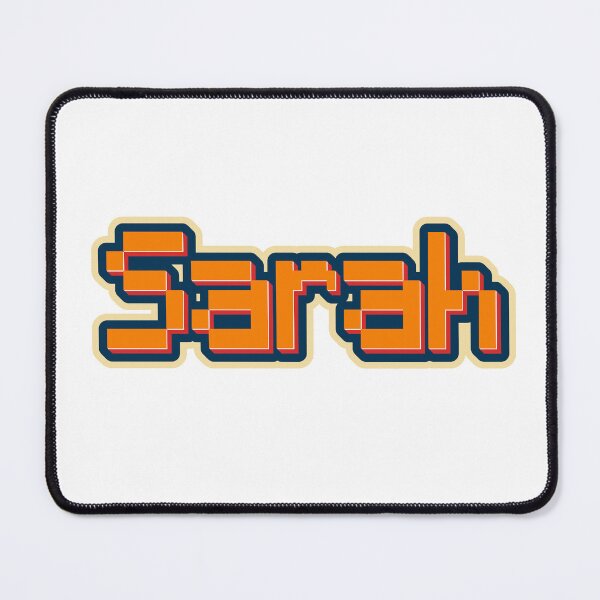Item preview, Sarah text sticker designed and sold by Sticktle.
