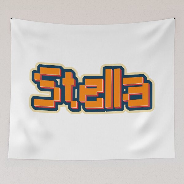 Item preview, Stella text sticker designed and sold by Sticktle.