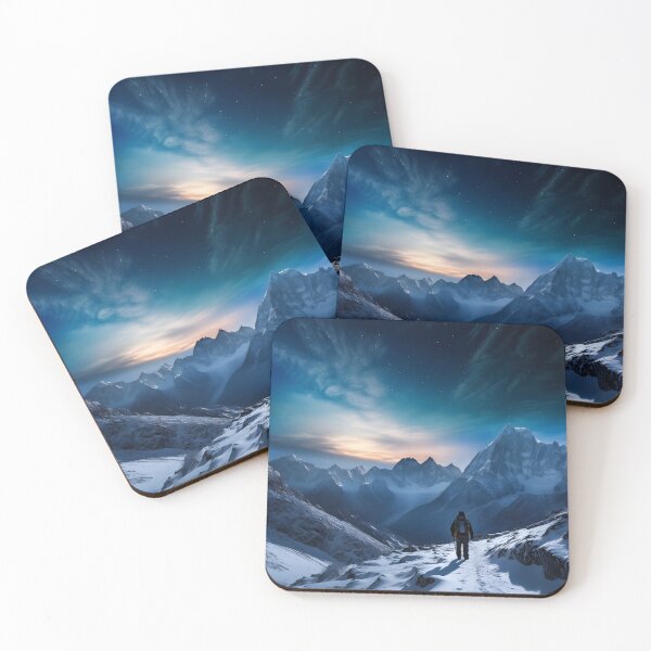 Item preview, Winter Landscape Hike: A Nature Artwork designed and sold by Shirtastically.