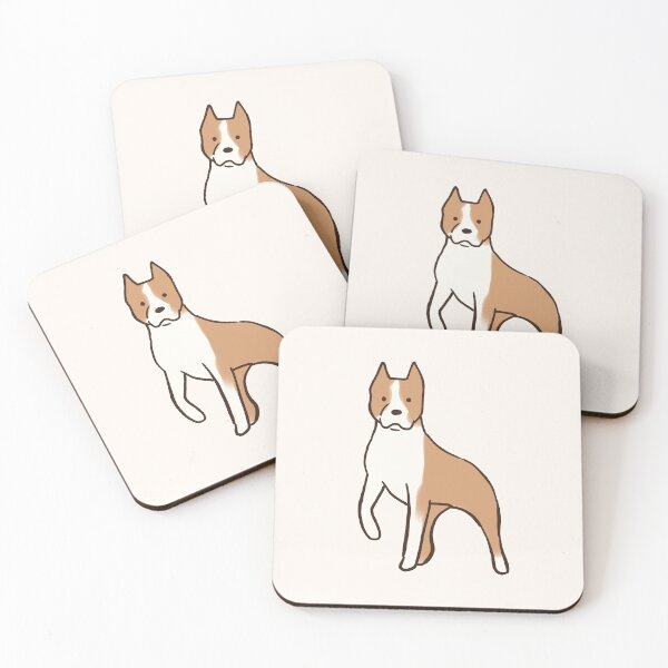 Item preview, Cute American Staffordshire Terrier illustration  designed and sold by Mayarart.
