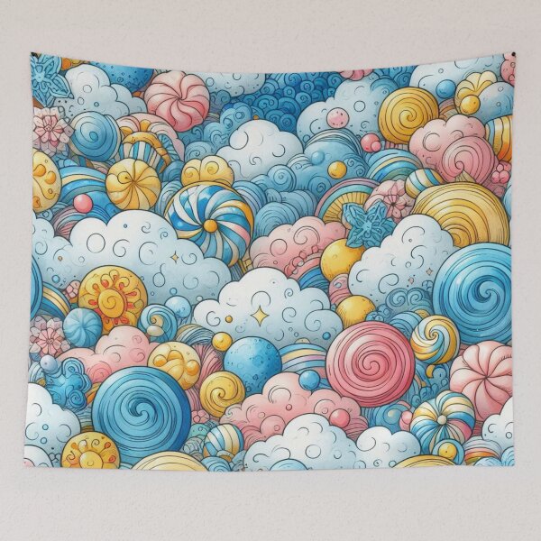 Item preview, Cotton candy pattern designed and sold by Thedigital91.
