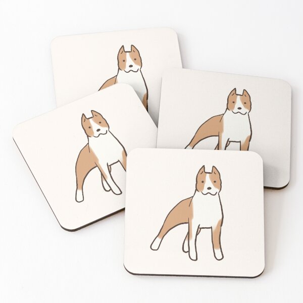 Item preview, American Staffordshire Terrier dog illustration  designed and sold by Mayarart.