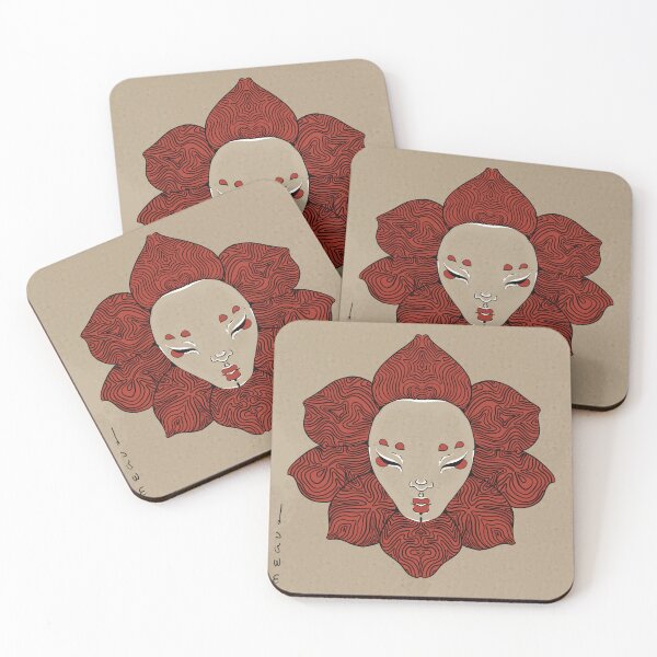 Aperçu de l'œuvre Masque de visage de fleur créée et vendue par Megu Ueda.