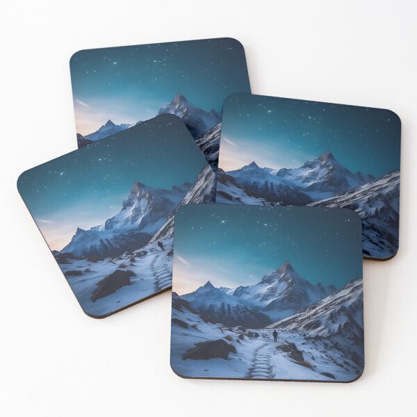 Item preview, Hiking Through Winter Wonderland: A Nature Artwork designed and sold by Shirtastically.