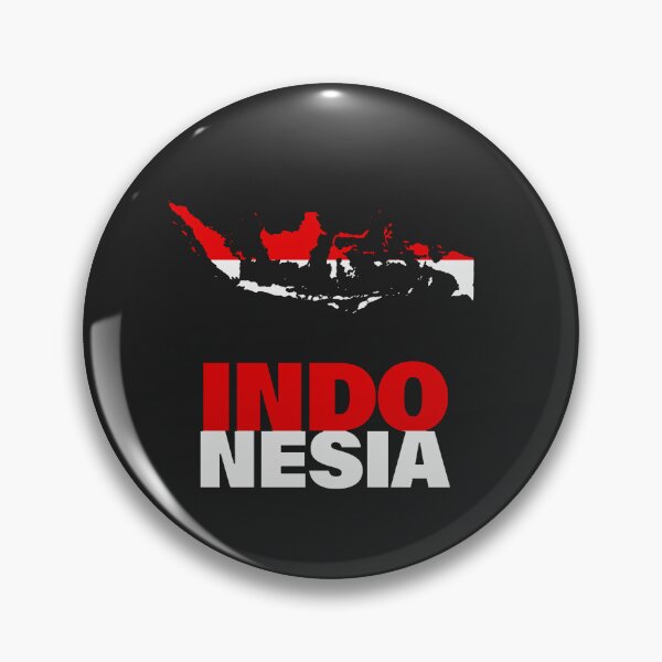 Item preview, Indonesia Flag Map designed and sold by AnimalsDH305.