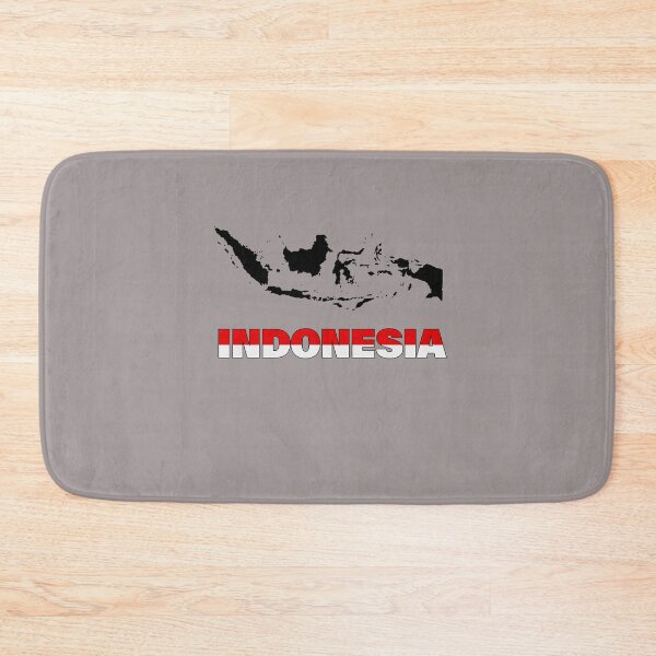 Item preview,  Indonesia Flag Map designed and sold by AnimalsDH305.
