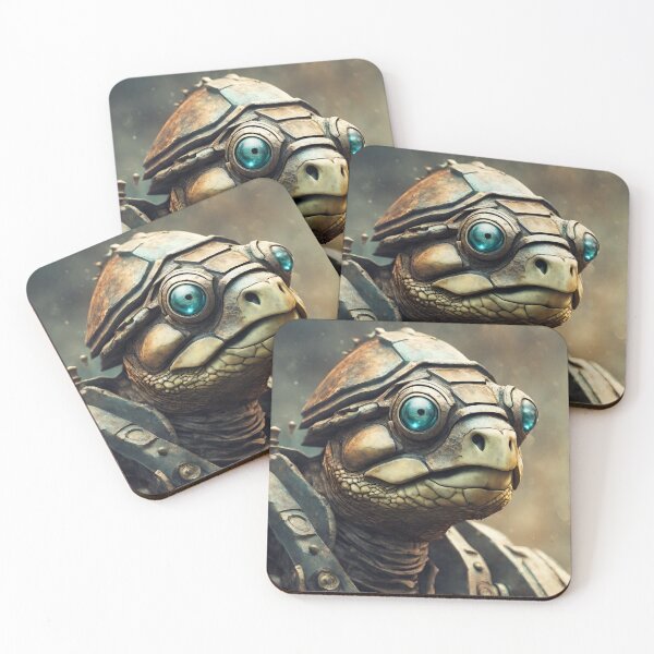 Item preview, Blue eyed turtle warrior robot designed and sold by gao7650.