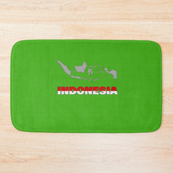 Item preview, Indonesia Flag Map designed and sold by AnimalsDH305.