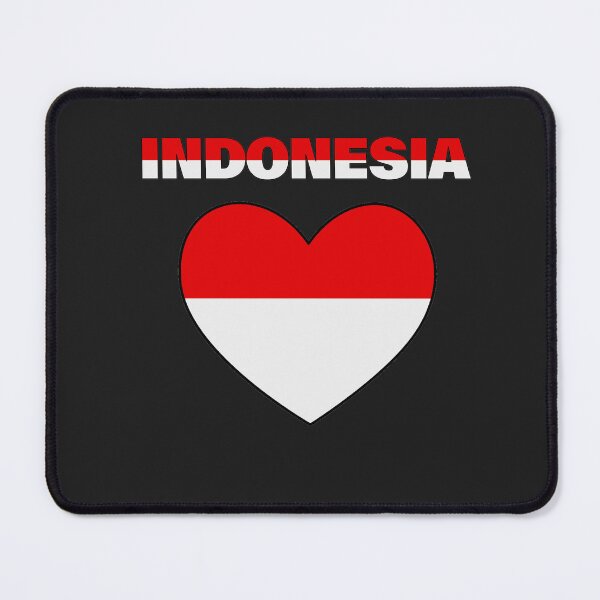 Item preview, Indonesia Flag Map designed and sold by AnimalsDH305.