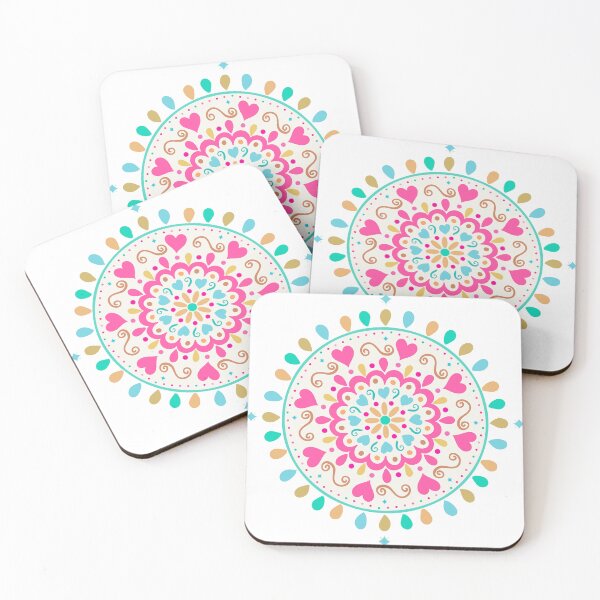 Item preview, Summer Heart Mandala designed and sold by NdesignTrend.
