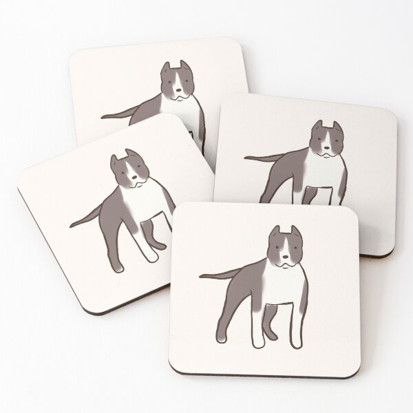 Item preview, Cute amstaff dog art designed and sold by Mayarart.