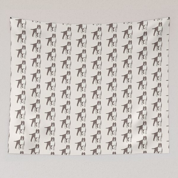 Item preview, Cute amstaff dog art designed and sold by Mayarart.