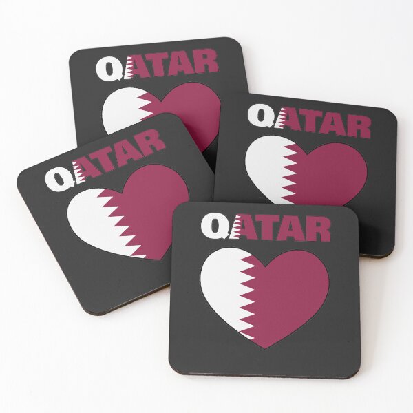 Item preview, Qatar Flag Map designed and sold by AnimalsDH305.