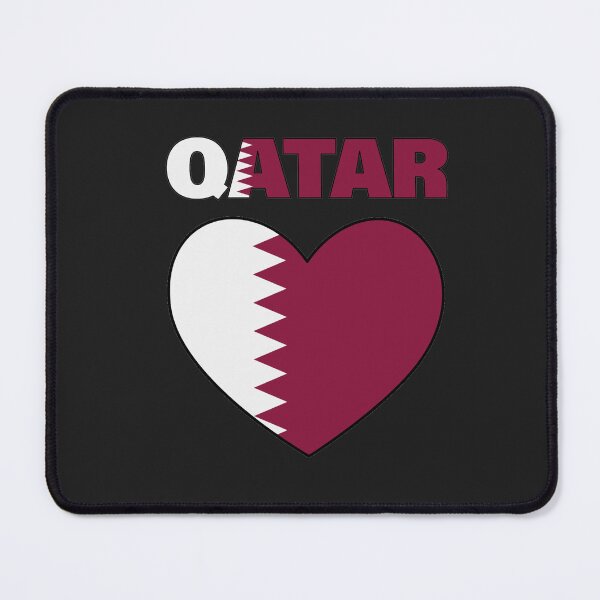 Item preview, Qatar Flag Map designed and sold by AnimalsDH305.