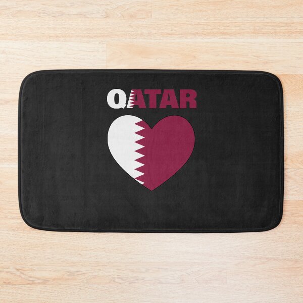 Item preview, Qatar Flag Map designed and sold by AnimalsDH305.