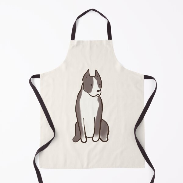 Item preview, Cute amstaff dog sitting designed and sold by Mayarart.