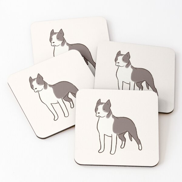 Item preview, Cute amstaff dog illustration  designed and sold by Mayarart.