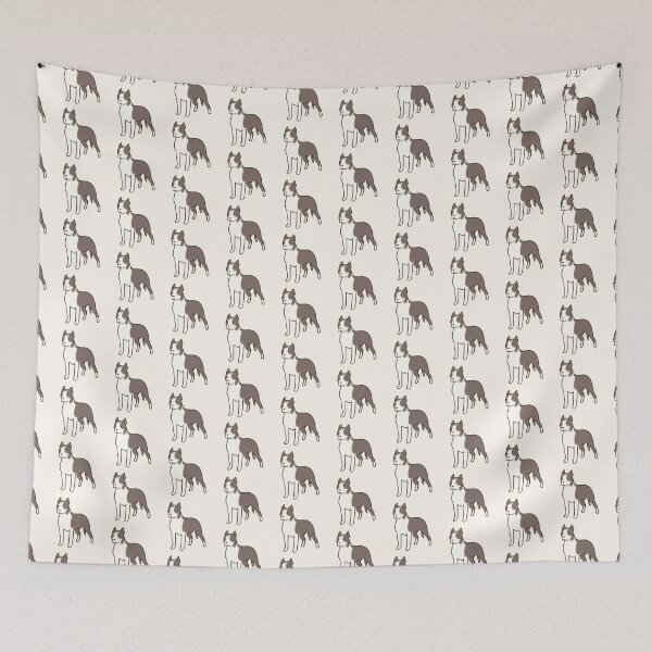 Item preview, Cute amstaff dog illustration  designed and sold by Mayarart.