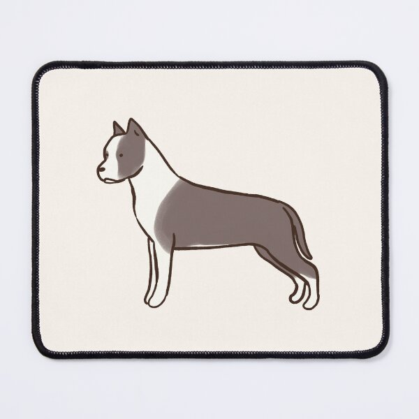Item preview, amstaff dog illustration designed and sold by Mayarart.