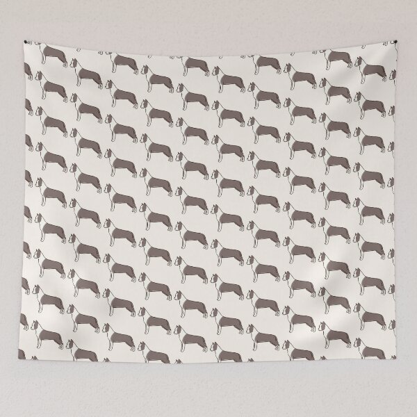 Item preview, amstaff dog illustration  designed and sold by Mayarart.