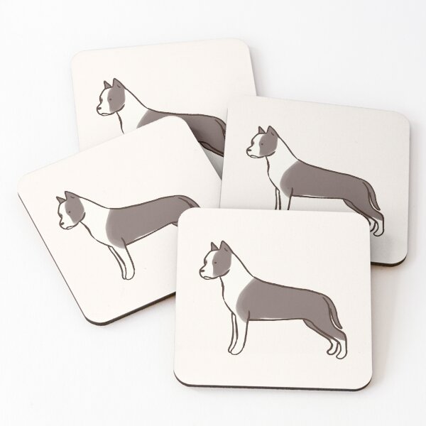 Item preview, amstaff dog illustration  designed and sold by Mayarart.