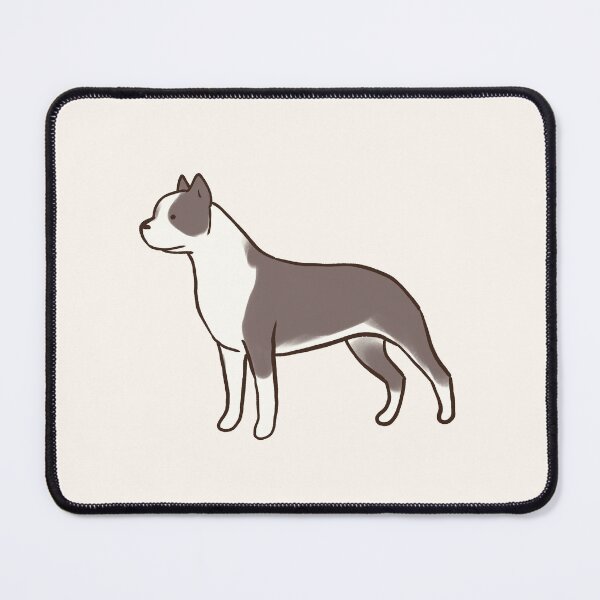 Item preview, amstaff dog drawing designed and sold by Mayarart.