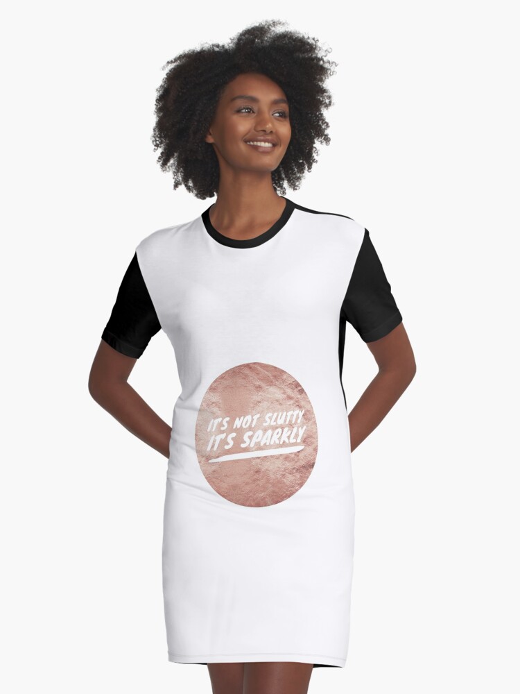 Sparkly tshirt clearance dress