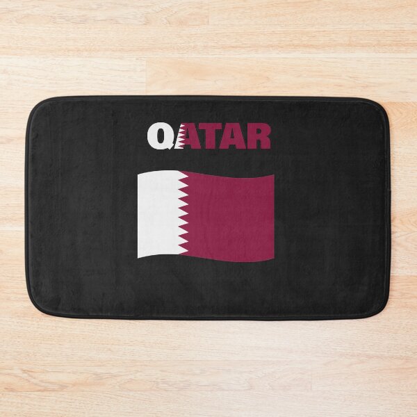 Item preview, Qatar Flag Map designed and sold by AnimalsDH305.