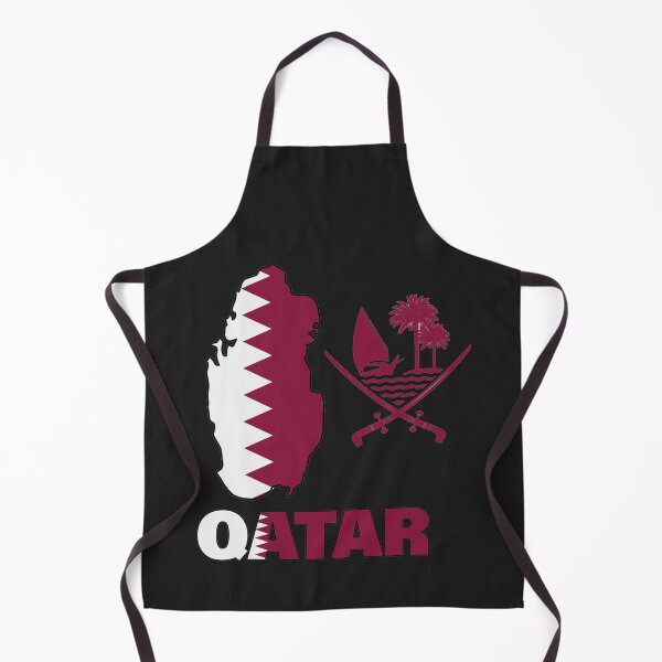 Item preview, Qatar Flag Map designed and sold by AnimalsDH305.