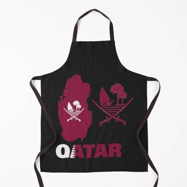 Item preview, Qatar Flag Map designed and sold by AnimalsDH305.